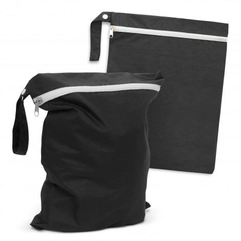 The Trends Collection Brighton Wet Bag is a great way to store wet or dirty items.  Machine washable.  Great for swimming, daycares and more.  5 colours.