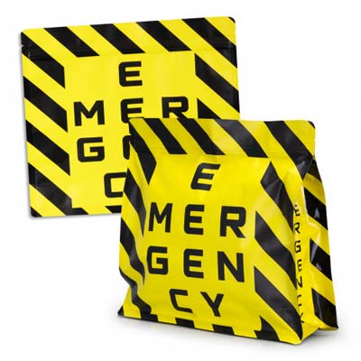 The TRENDS Foil Flat Bottom pouch is a large pouch with resealable zip lock closure.  Matt or gloss finish and can include window.  Full colour branding.