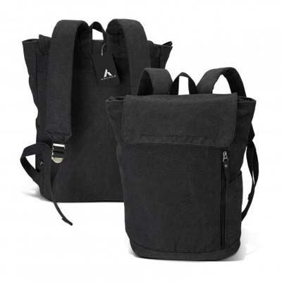 The Archer Copenhagen Canvas Backpack is a durable 450gsm washed canvas backpack.  Charcoal.  25 litre.  Multiple branding options available. 