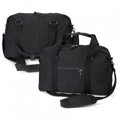 The ARCHER Copenhagen Canvas Duffle Bag is a 450gsm washed canvas bag.  26 litre.  Charcoal.  Multiple options for branding your logo.