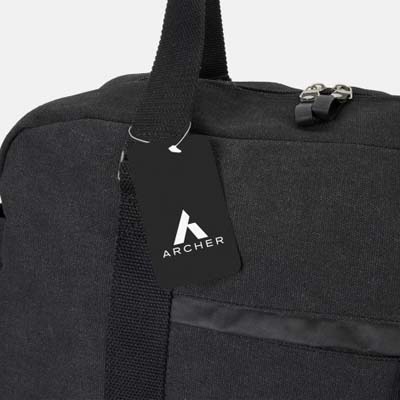 The ARCHER Copenhagen Canvas Duffle Bag is a 450gsm washed canvas bag. 26 litre. Charcoal. Multiple options for branding your logo.