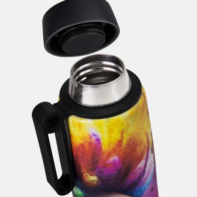 The SPICE Calypso Bottle 500ml is 100% carbon neutral - made from recycle stainless steel with sleek painted finish.  Full colour branding.