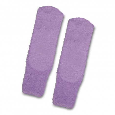 The TRENDS Fluffy Grip Socks are socks with non-slip grips on the sole.  Grips can be customised.  Indent only - 30 working day lead time.