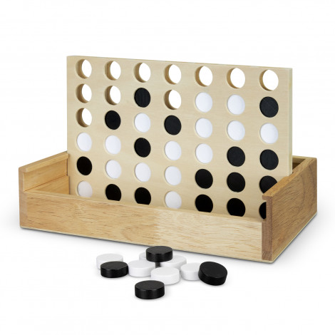 The TRENDS Natura Quattro Wooden Game is a stylish 4 in a row game.  Modern take on a classic favourite.  Engraving or print available.