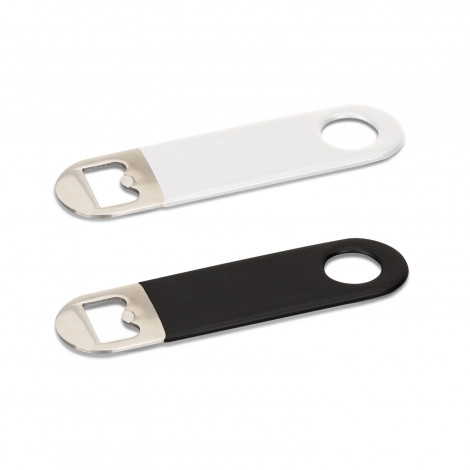 The TRENDS Bramburg Bottle Opener Small is a compact, durable bottle opener - a bar essential.  2 colours.  Full Colour branding available.